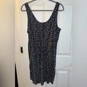 Floral Sleeveless Dress - Multicolor